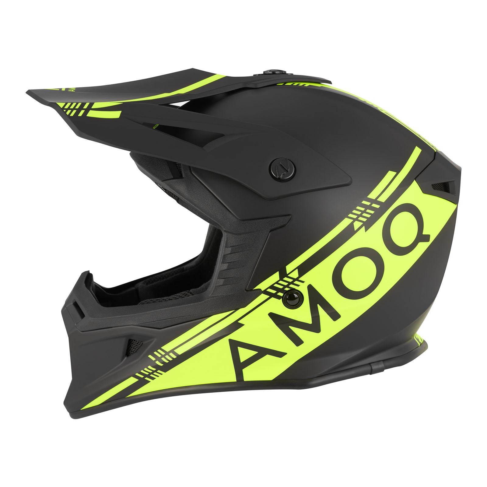 AMOQ Hjälm Meteor V2 Svart/HiVis 