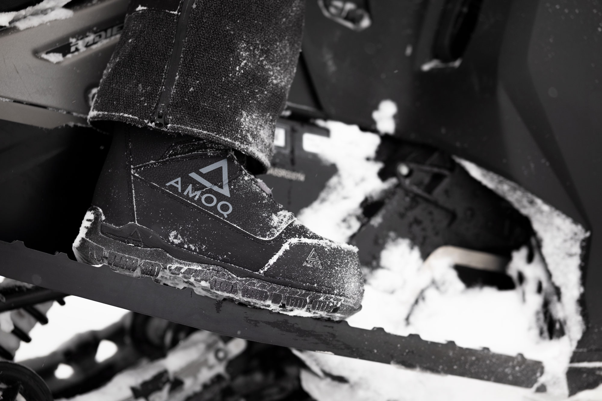 AMOQ Retain Dual Opti-Fit lacing Skoterkängor Svart/Grå