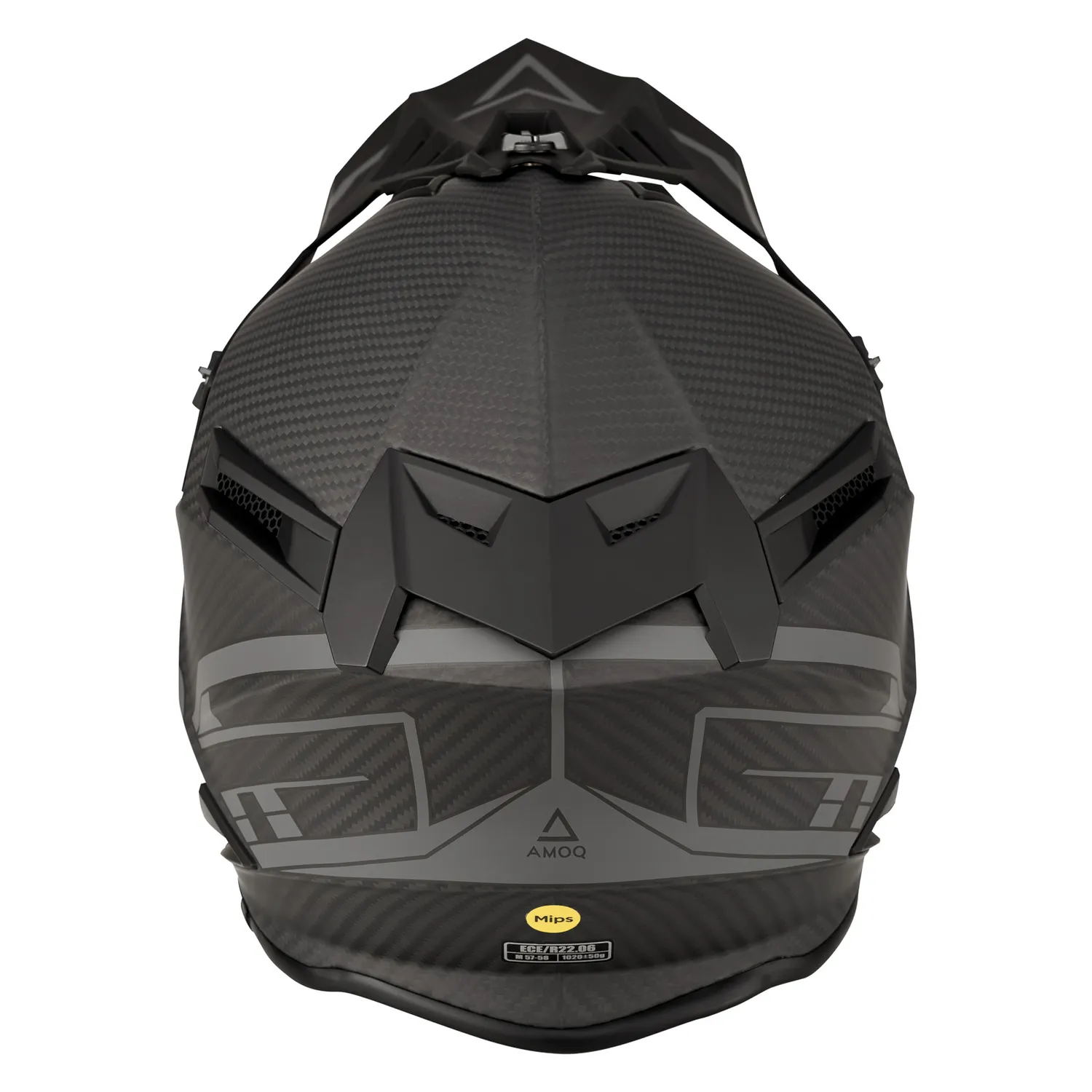 AMOQ Friction MIPS Carbon Hjälm Svart/Grå