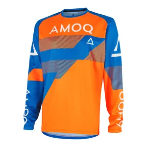 AMOQ Ascent Strive V2 Crosströja Orange-Blå 