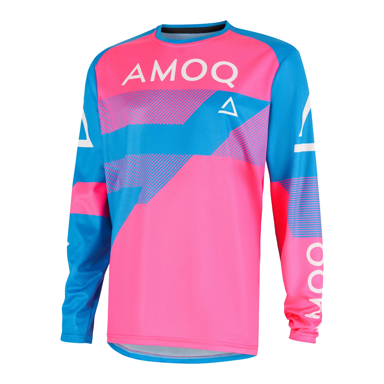 AMOQ Ascent Strive V2 Crosströja Ljusblå-Rosa 
