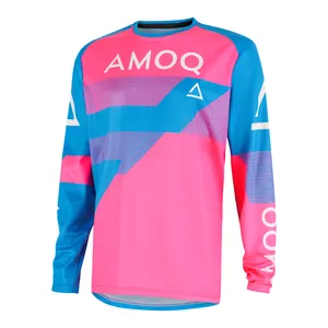 AMOQ Ascent Strive V2 Crosströja Ljusblå-Rosa 