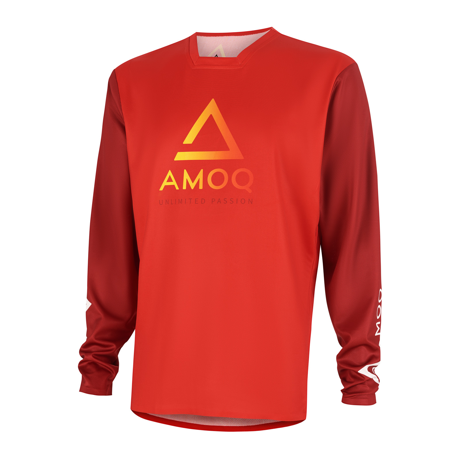 AMOQ Ascent Comp Crosströja Röd-Mörkröd 