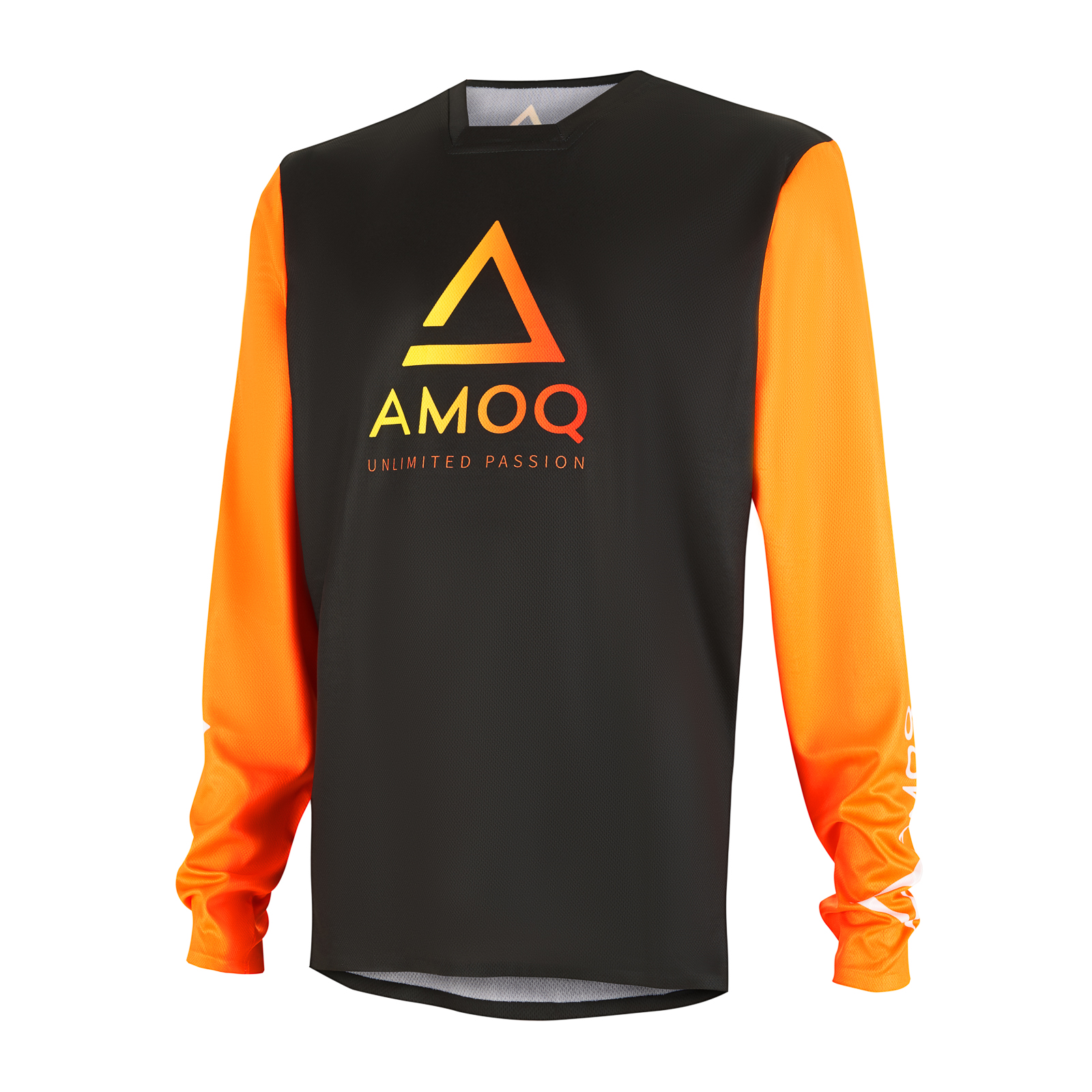 AMOQ Ascent Comp Crosströja Svart-Orange 
