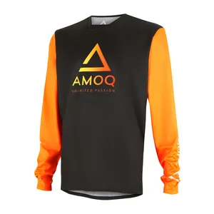 AMOQ Ascent Comp Crosströja Svart-Orange 