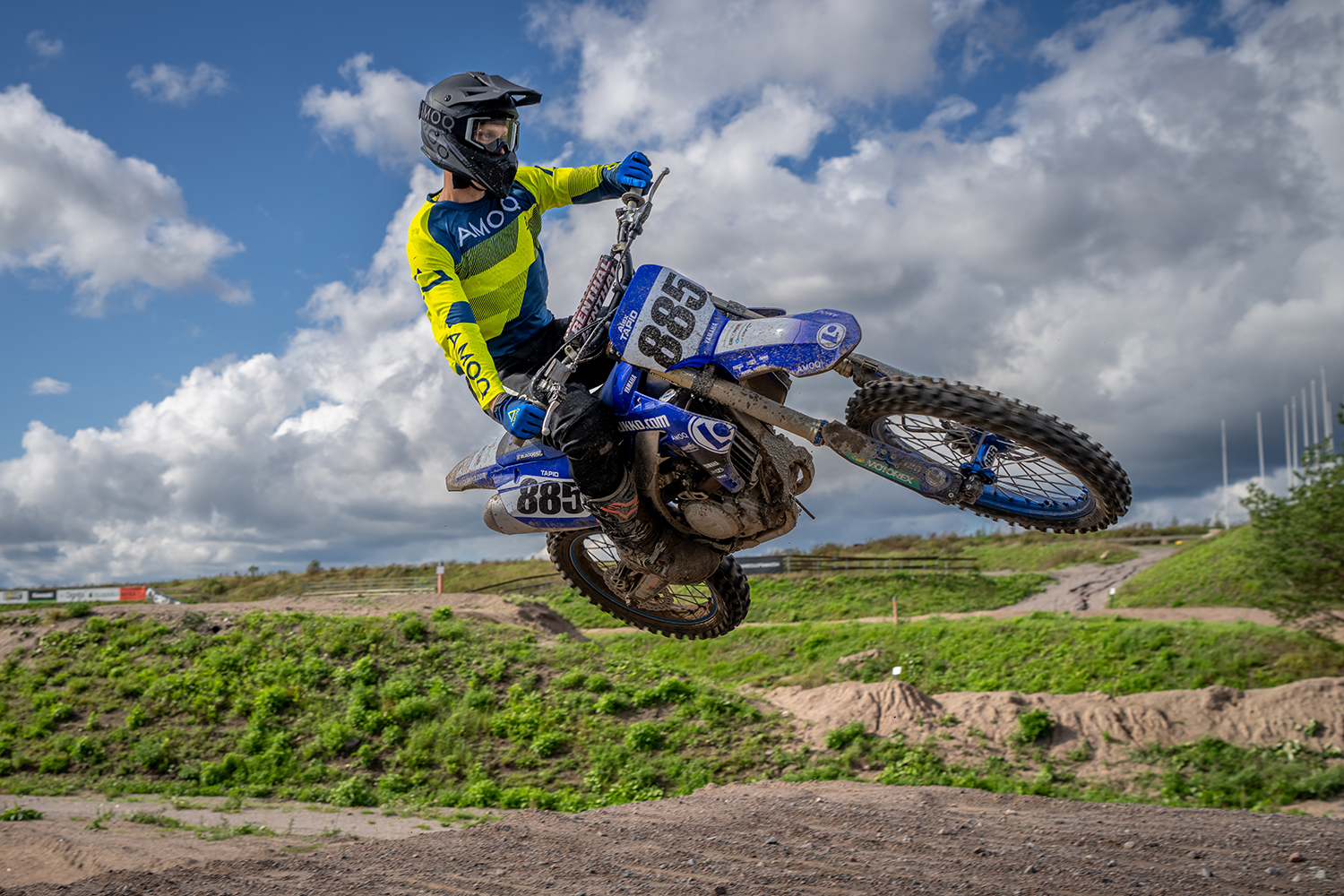 AMOQ Ascent V2 Crosshandskar Mörkblå-Blå 