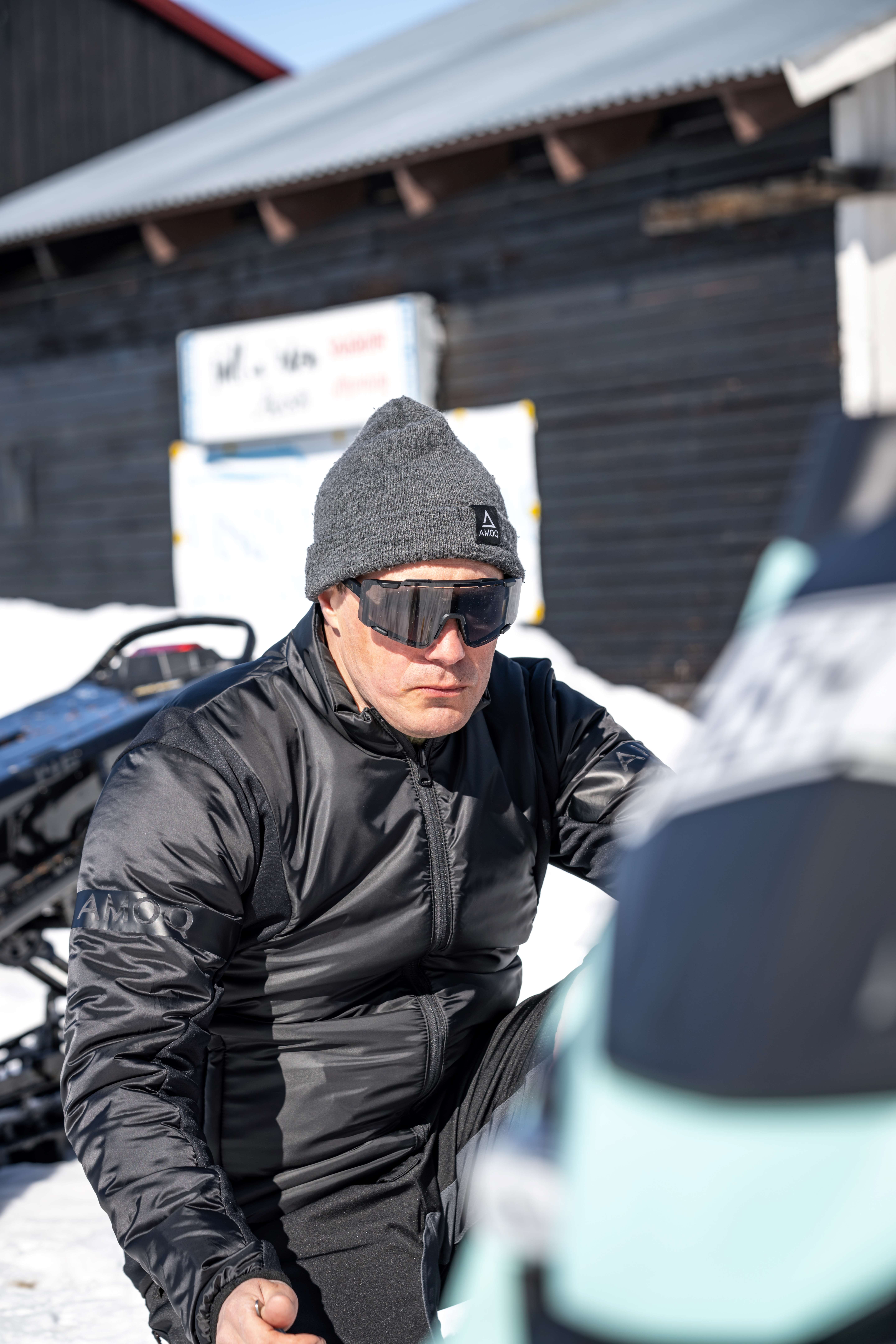 AMOQ Vernal V2 Jacka Svart/Orange 