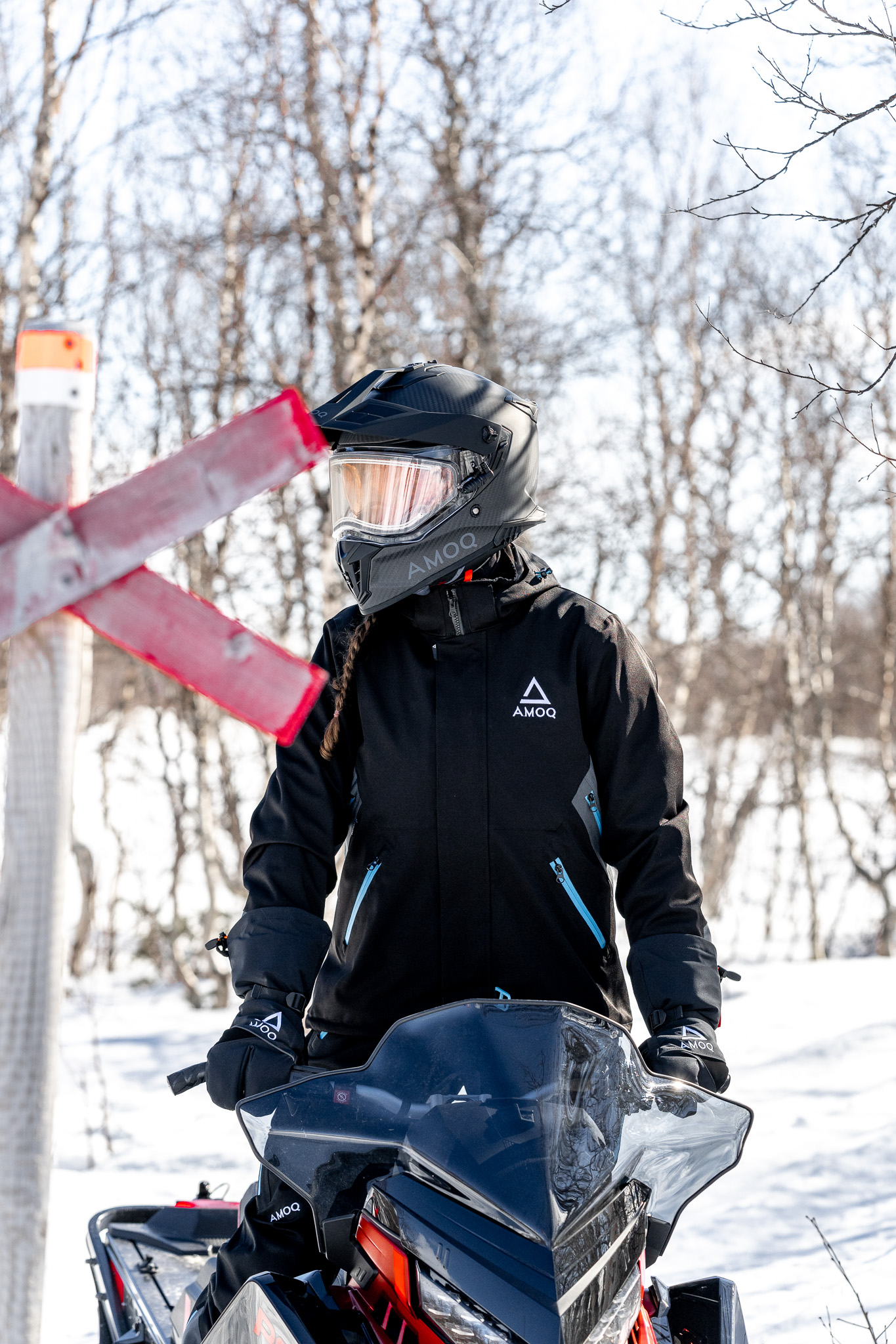 AMOQ Vernal V2 W's Jacka Svart/Turkos 