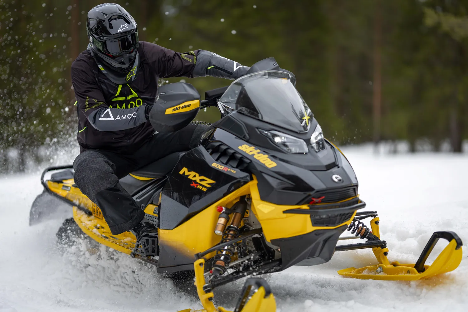 AMOQ Apex Racing Jacka Svart/Grå/Hivis 