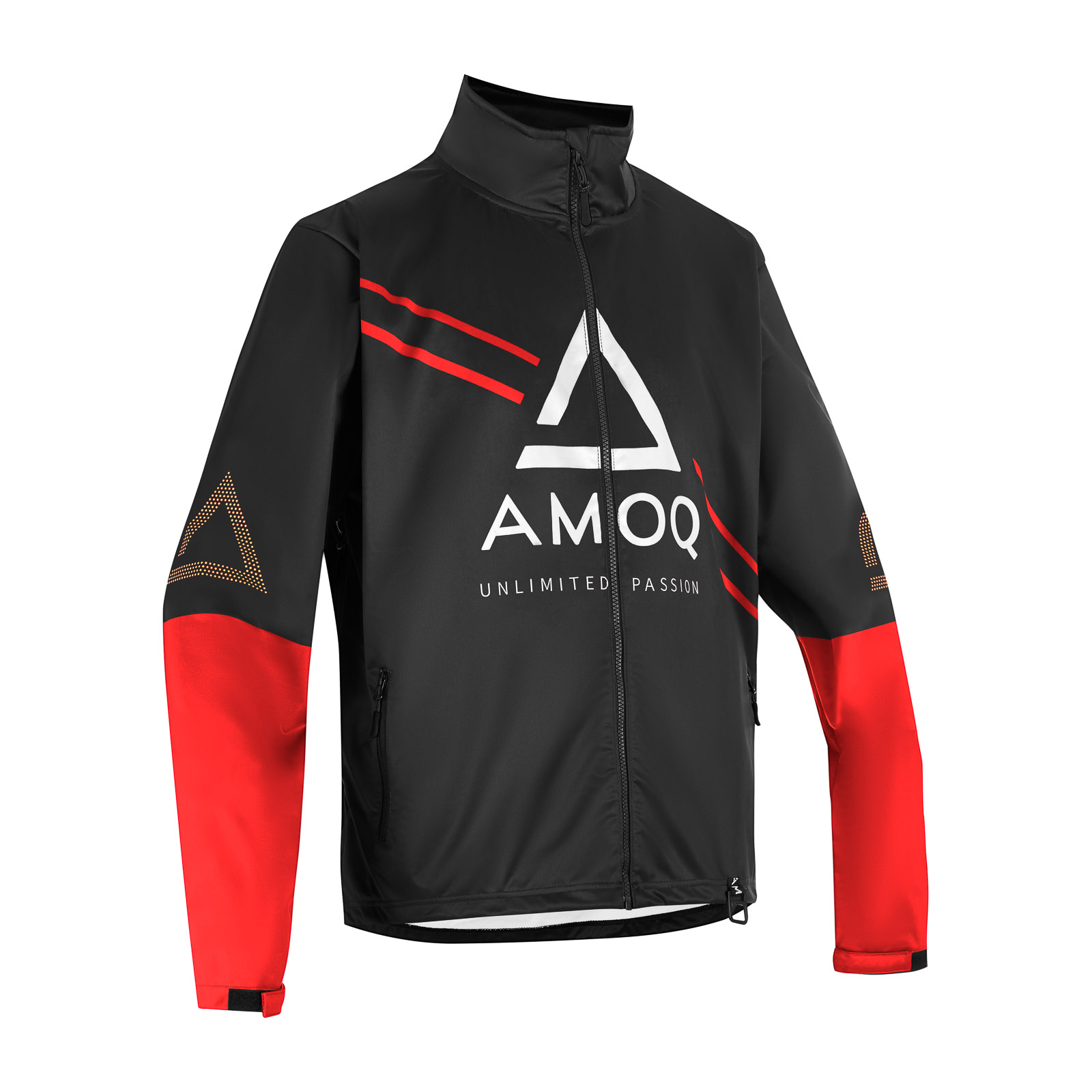 AMOQ Apex Racing Jacka Svart/Röd/Vit 