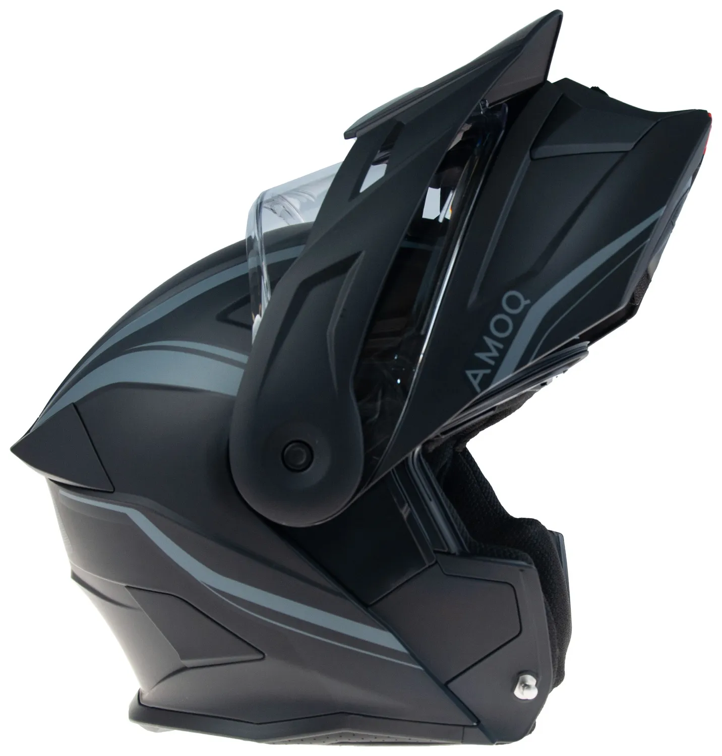 AMOQ Ballast Hjälm med elvisir Svart/grå