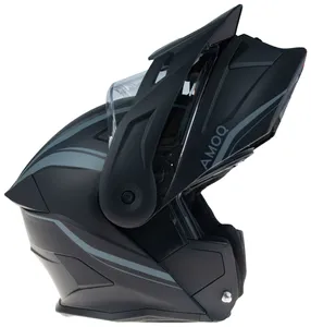 AMOQ Ballast Hjälm med elvisir Svart/grå