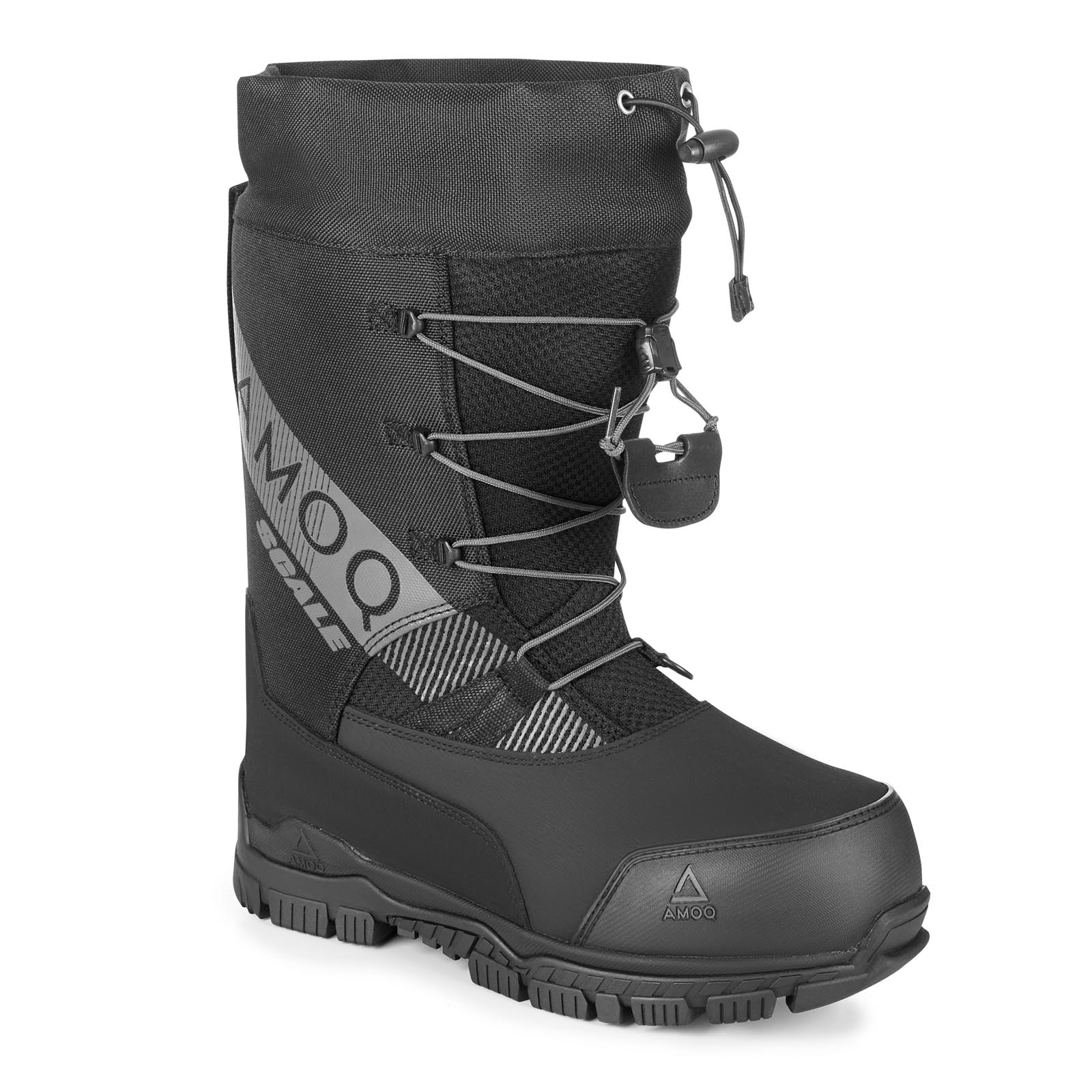 AMOQ Scale Speed Lace Skoterkängor Svart/Grå