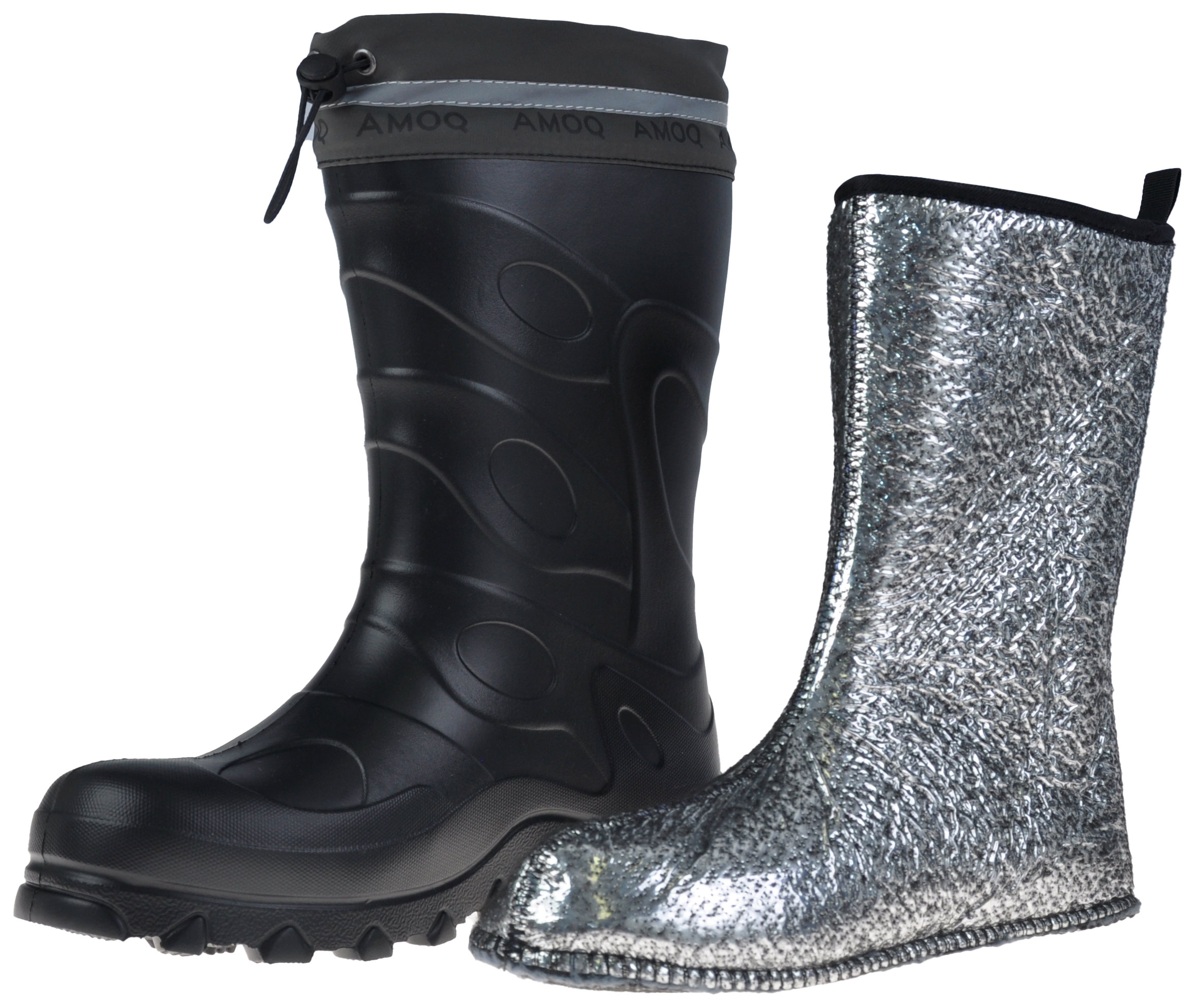 AMOQ Freetime Skoterkängor Svart/Grå