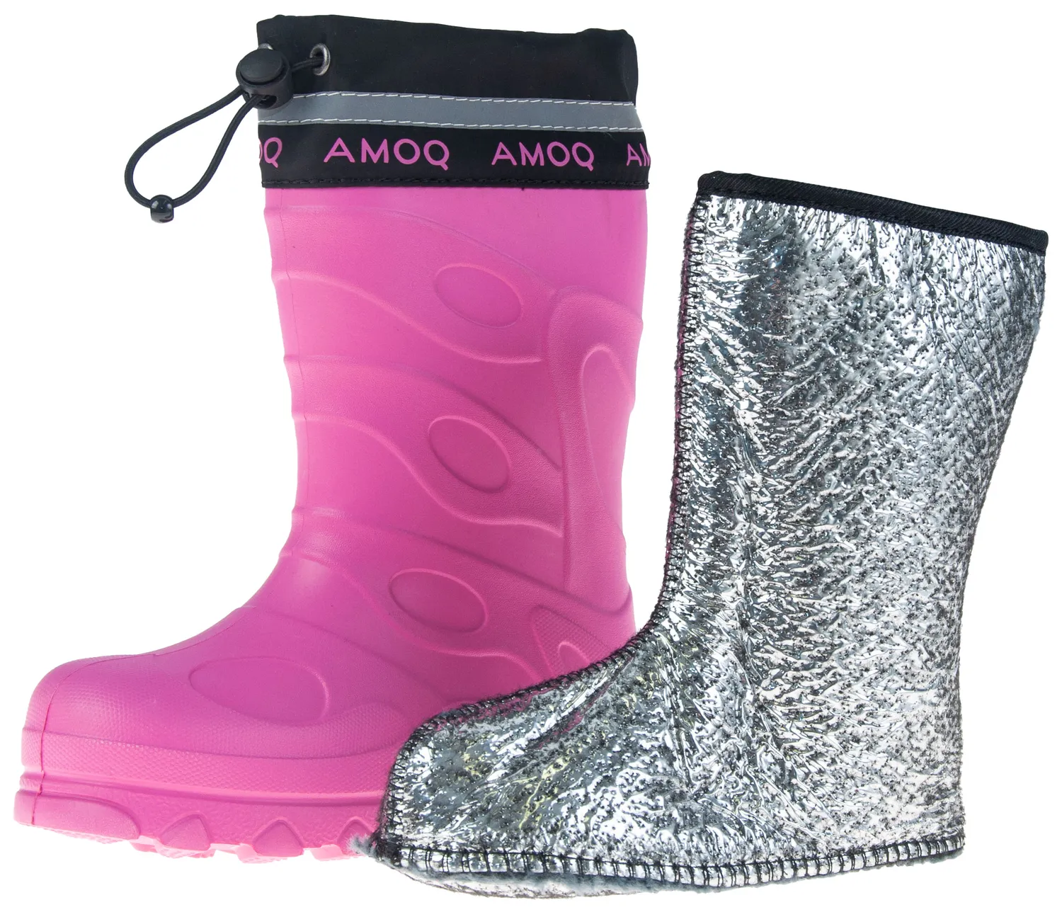 AMOQ Freetime JNR Skoterkängor Rosa