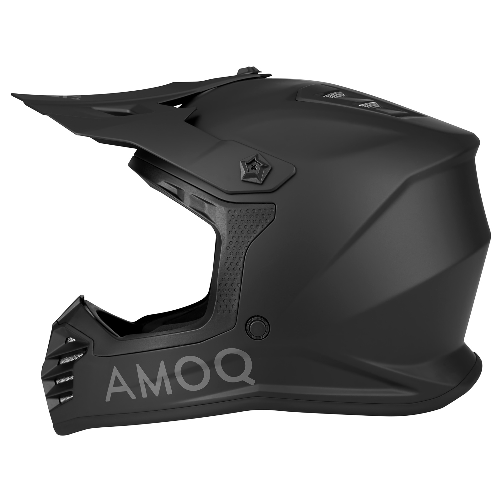 AMOQ Meteor V2 JNR MX hjälm Blackout