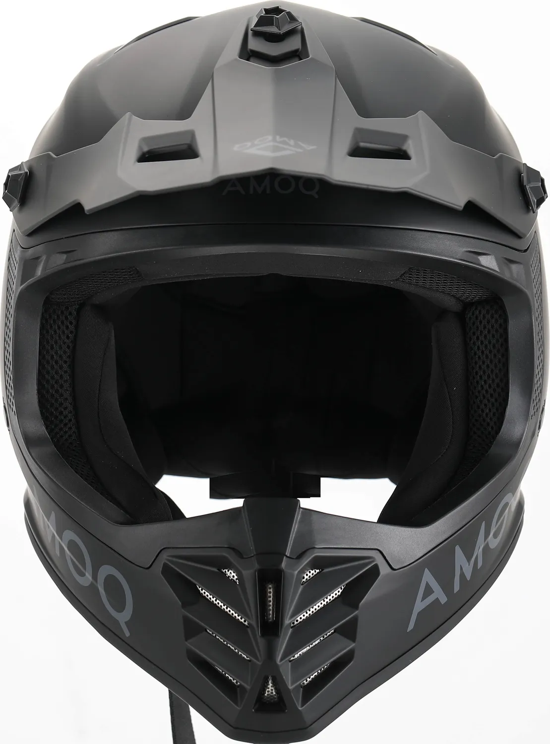 AMOQ Meteor V2 JNR MX hjälm Blackout