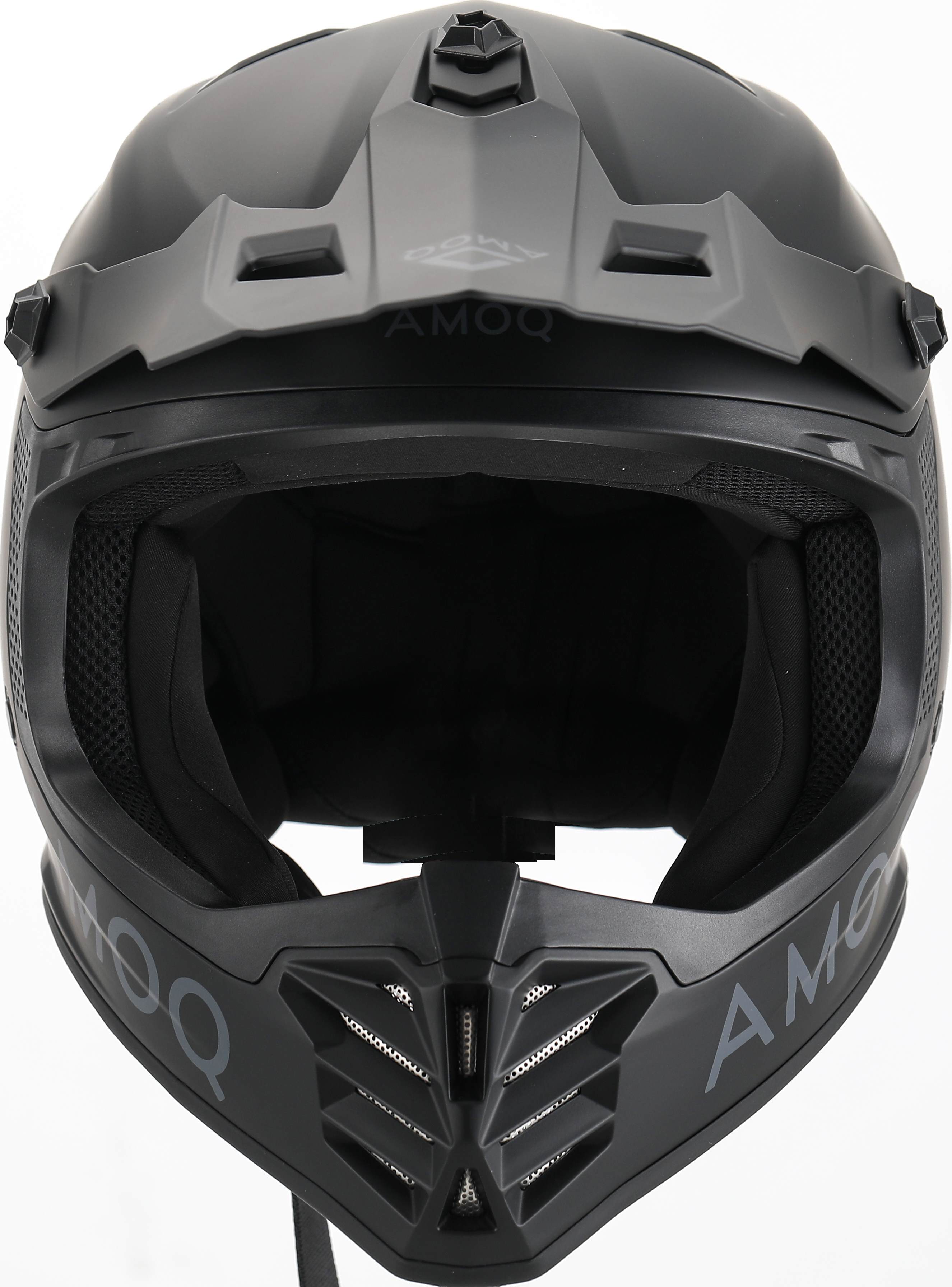 AMOQ Meteor V2 JNR MX hjälm Blackout