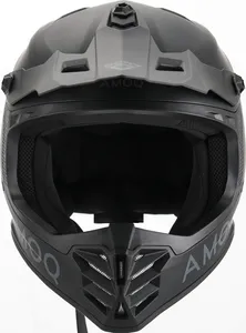 AMOQ Meteor V2 JNR MX hjälm Blackout