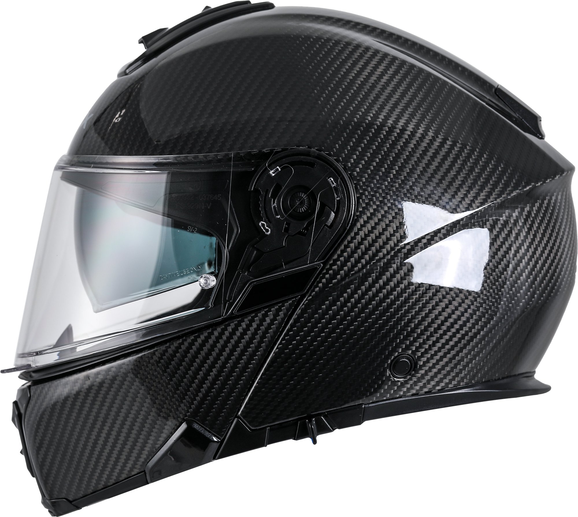 APEX Hjälm MC500 Carbon glansig