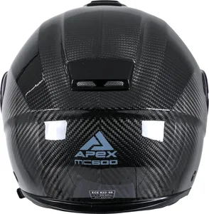 APEX Hjälm MC500 Carbon glansig