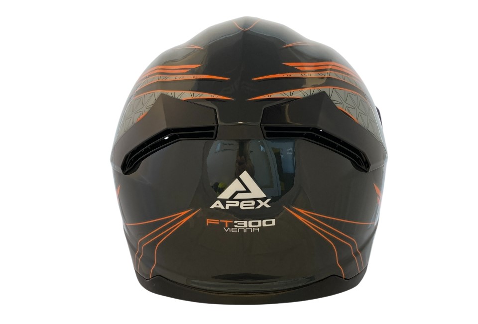 APEX Hjälm FT300 Vienna svart/orange