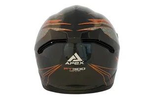 APEX Hjälm FT300 Vienna svart/orange