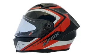 APEX Hjälm FI100 Valencia röd/vit/svart