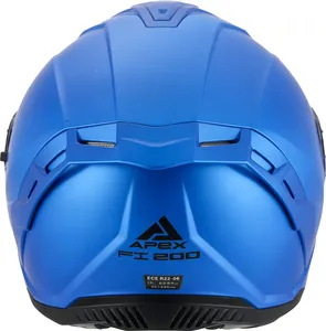 APEX Hjälm FI200 metallblå matt