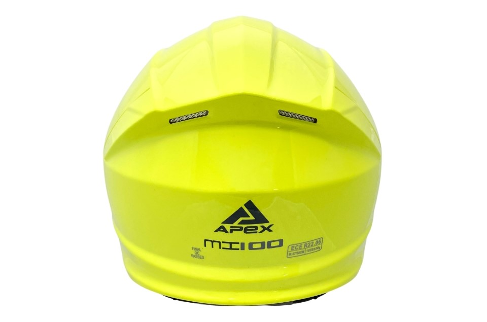 APEX Hjälm MI100 fluo gul