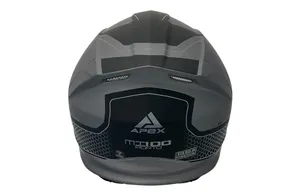 APEX Hjälm MI100 Porto svart/grå