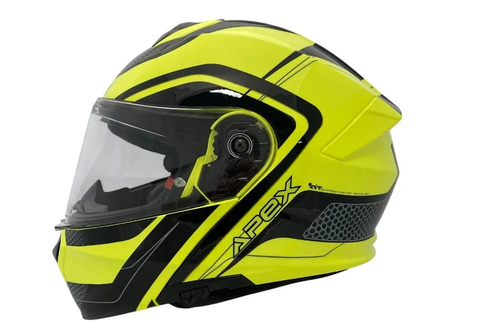 APEX Hjälm MI100 Porto svart/gul