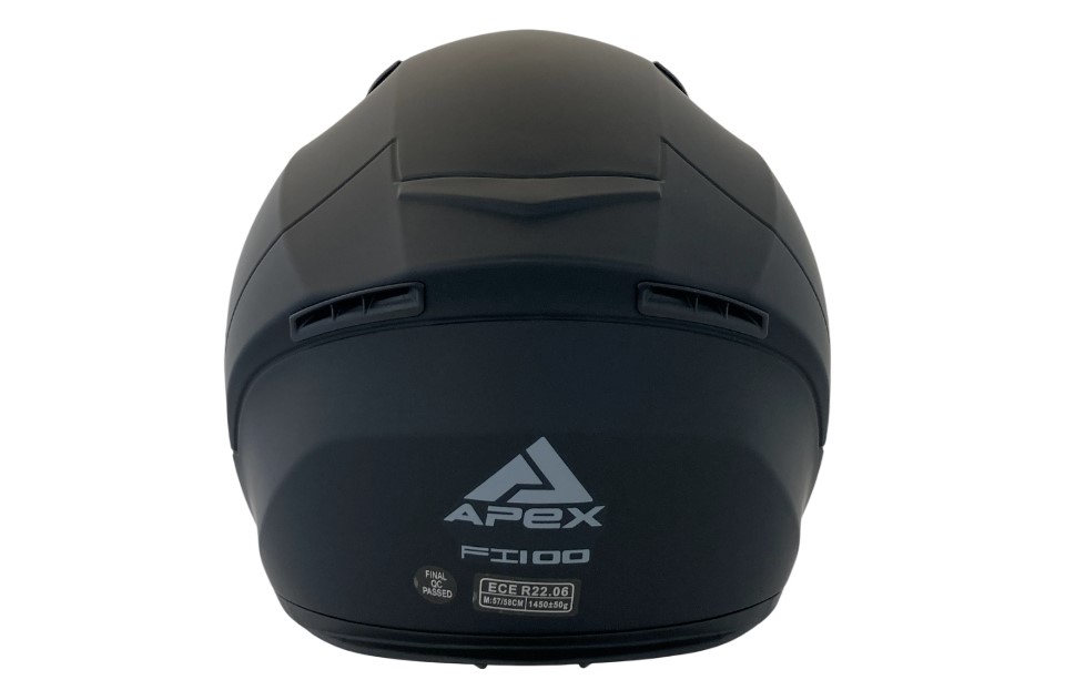 APEX Hjälm FI100 mattsvart JNR