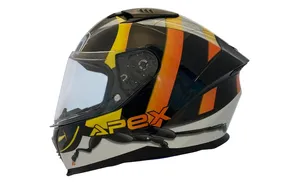 APEX Hjälm FI100 Bee glansig svart JNR