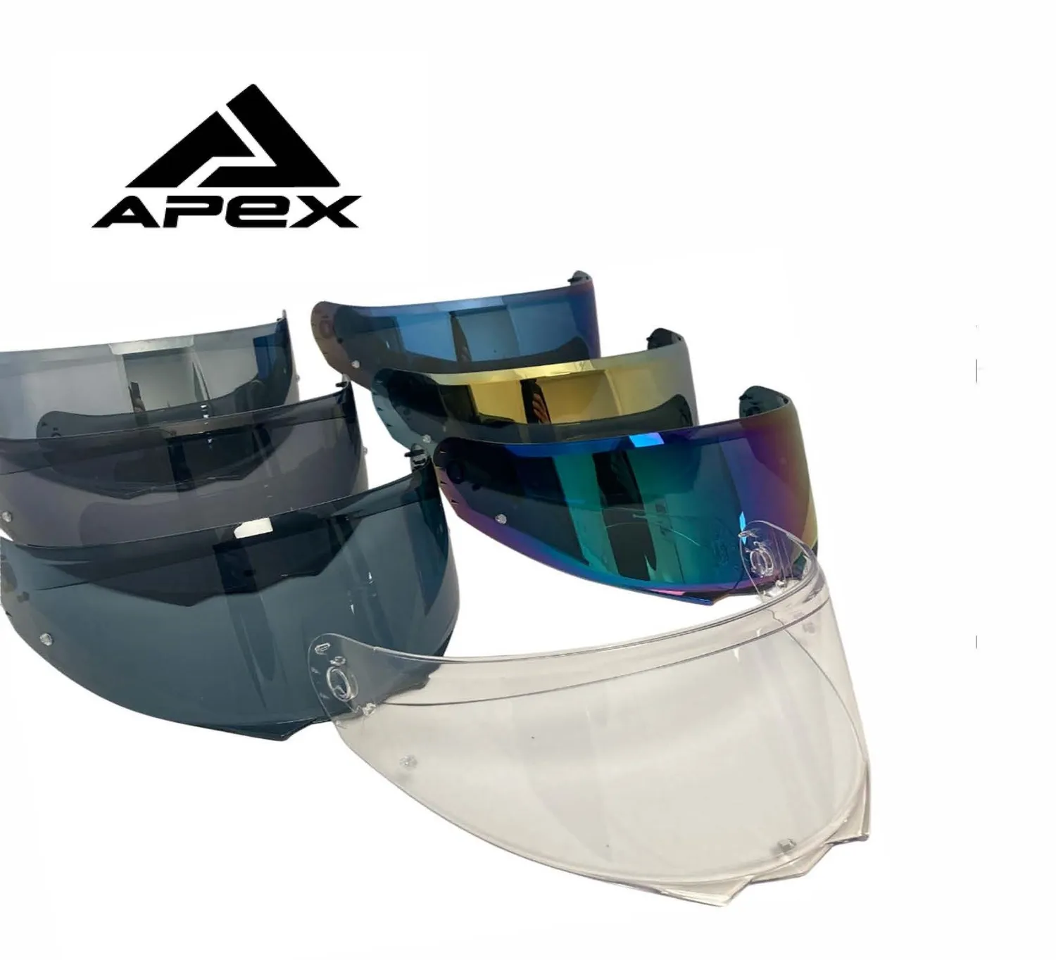 APEX FC500, FT300 Visor clear pinlock ready