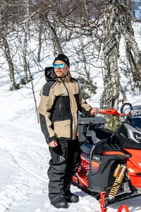 AMOQ Flex Light Jacka Beige/Svart