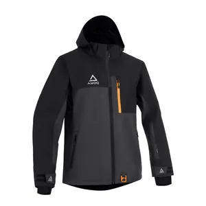 AMOQ Dynamic Jacka Fodrad Svart/Grå/Orange