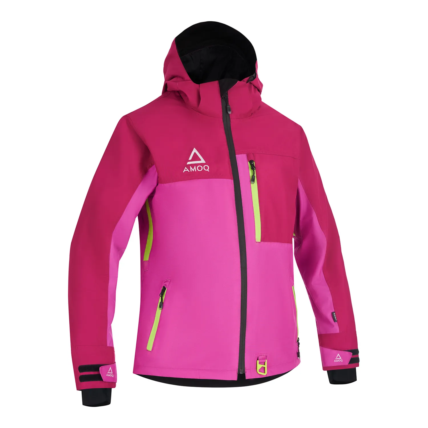 AMOQ Dynamic W's Jacka Fodrad Fuchsia/Rosa/Hivis