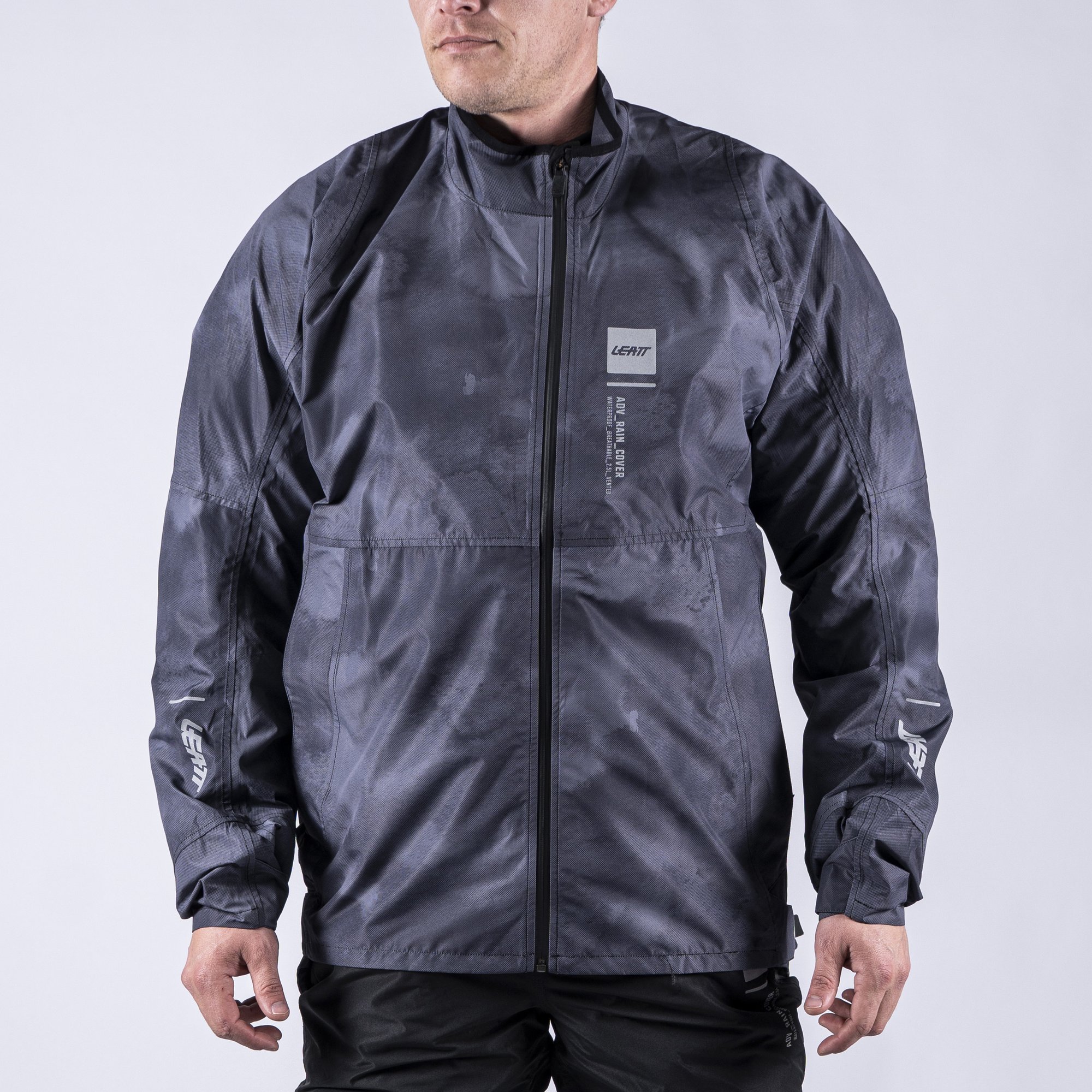 Leatt Jacka ADV Rain Cover Camo Svart/Grå