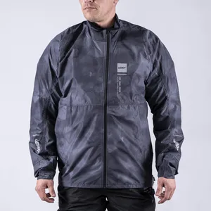 Leatt Jacka ADV Rain Cover Camo Svart/Grå