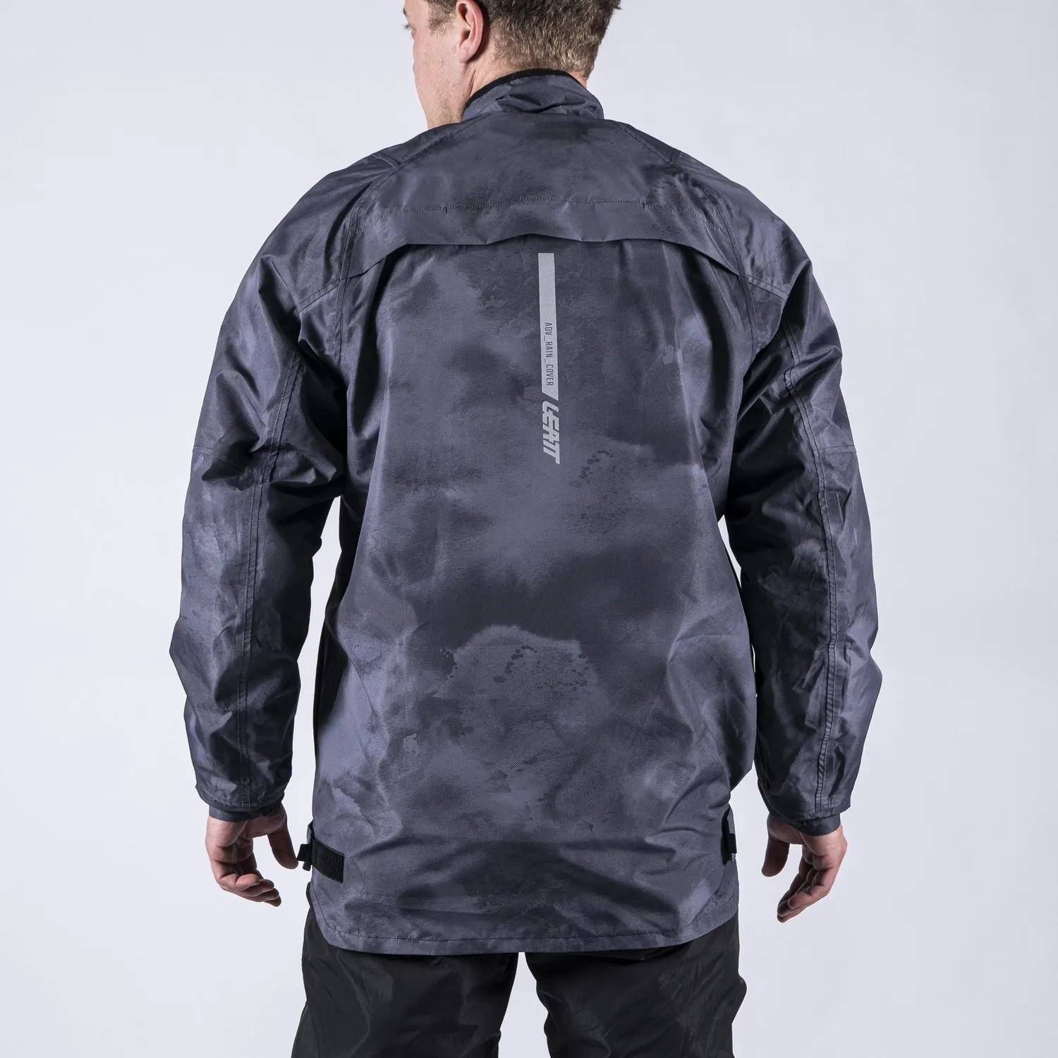 Leatt Jacka ADV Rain Cover Camo Svart/Grå