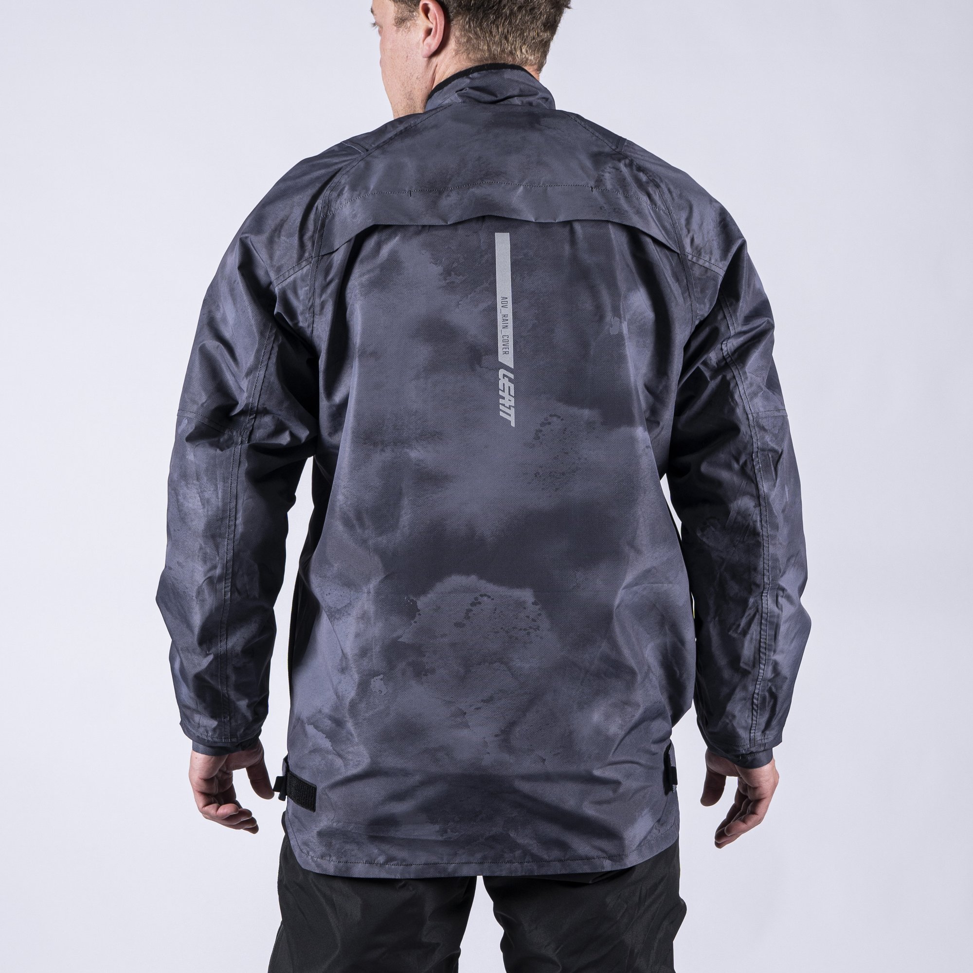 Leatt Jacka ADV Rain Cover Camo Svart/Grå