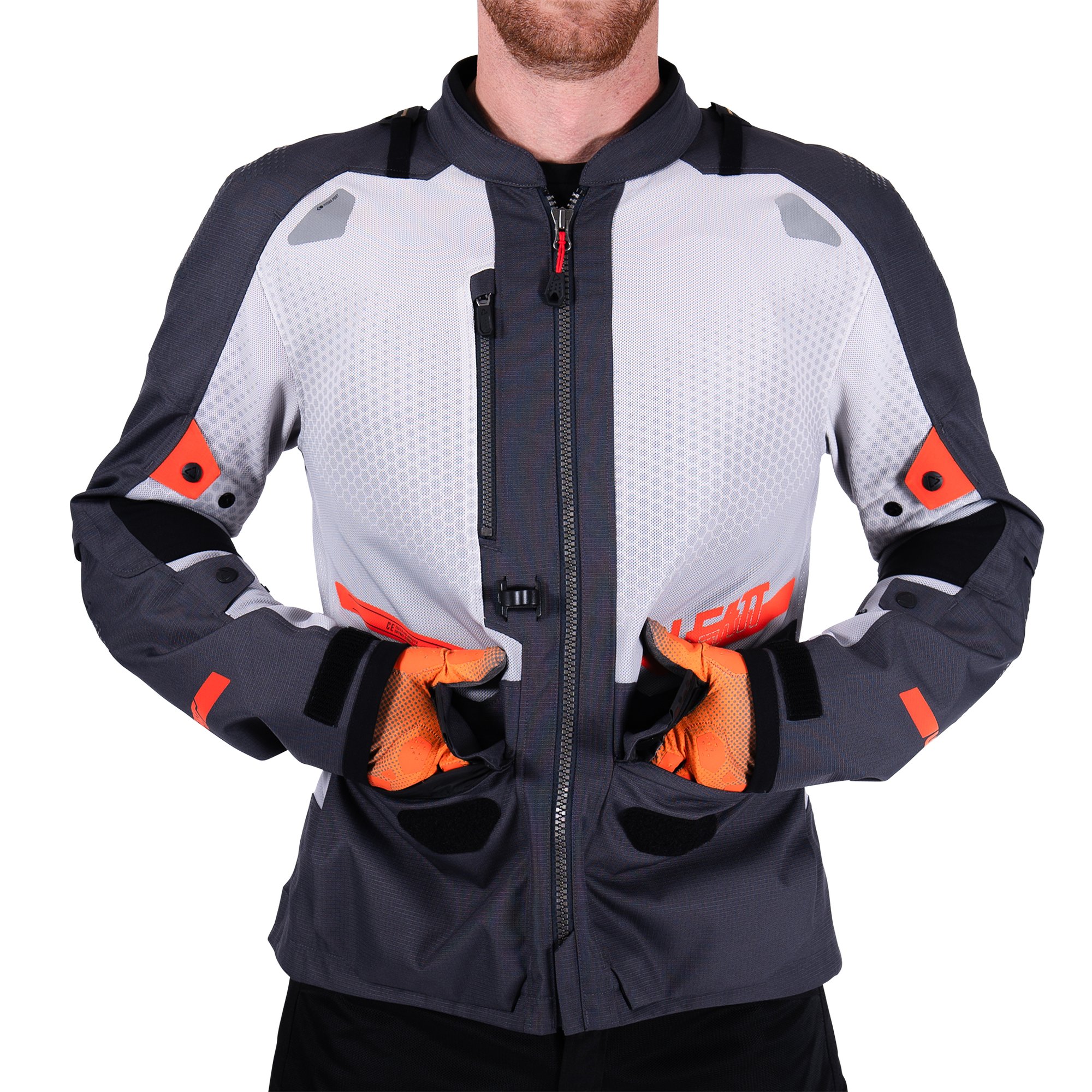 Leatt Jacka ADV FlowTour 5.5 Iron Grå