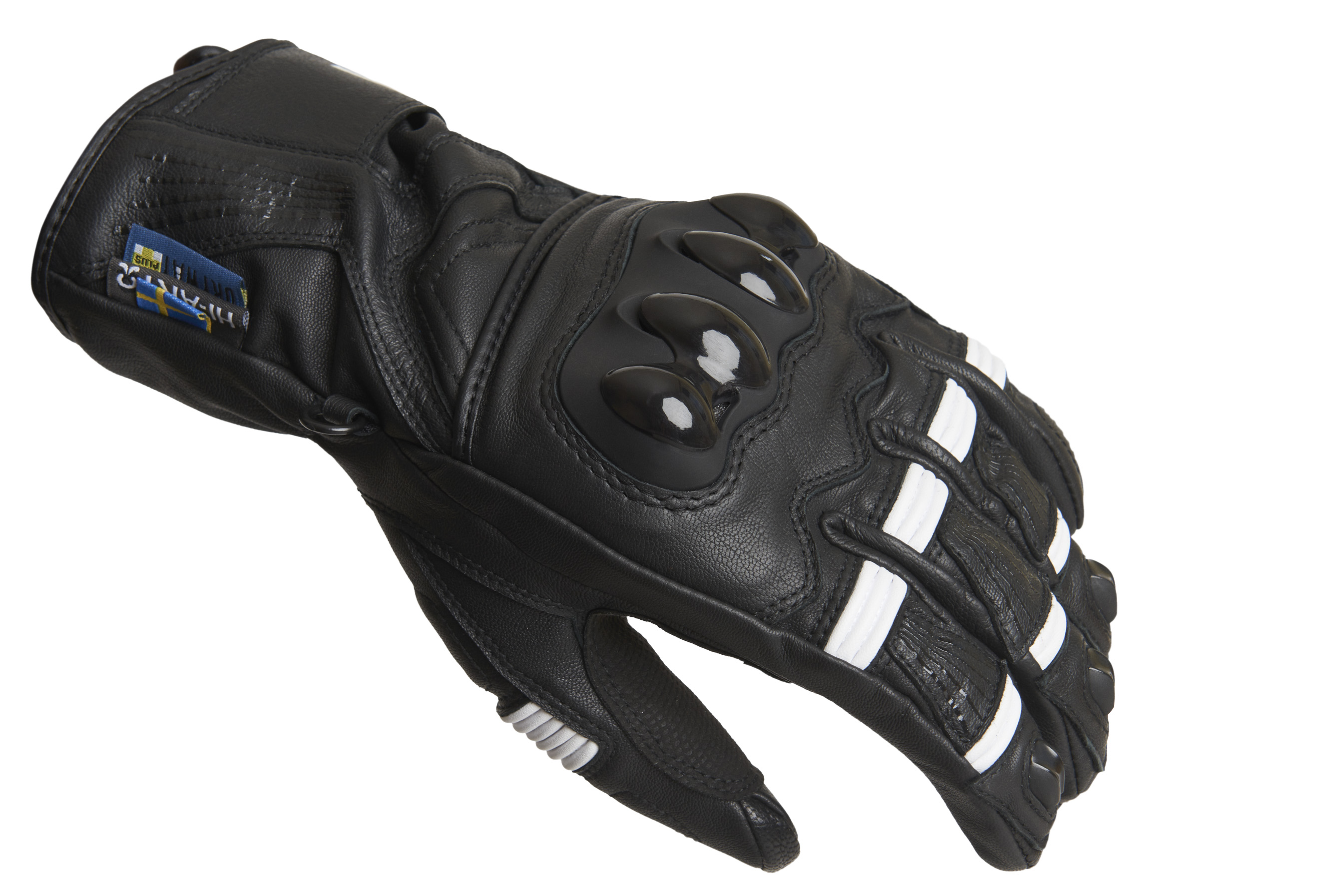 Lindstrands Handske Backa Svart/vit