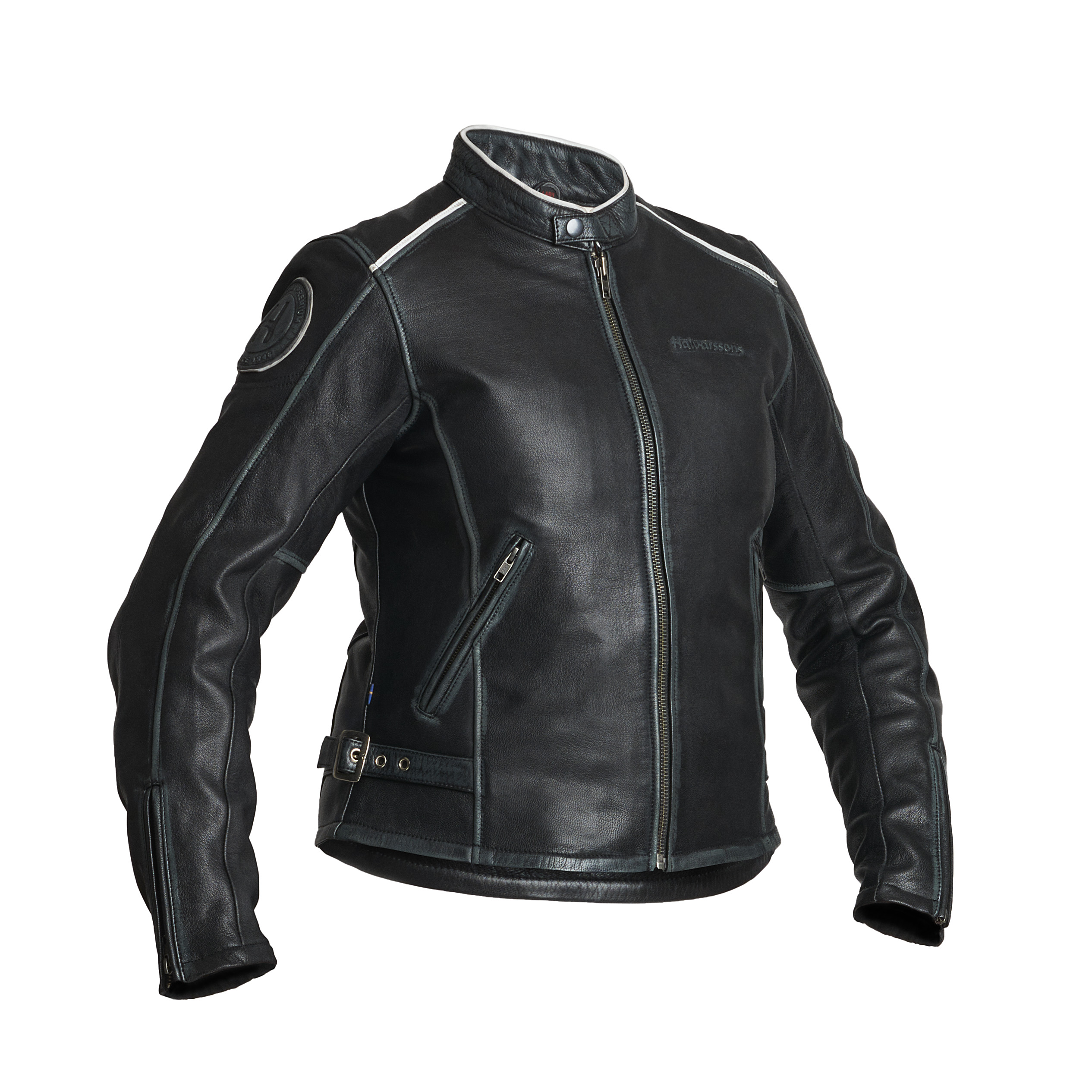 Halvarssons Skinnjacka Nyvall Dam Svart 