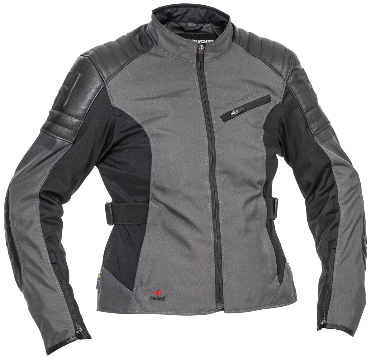 Halvarssons Textiljacka Solberg Dam Mörkgrå/Svart 