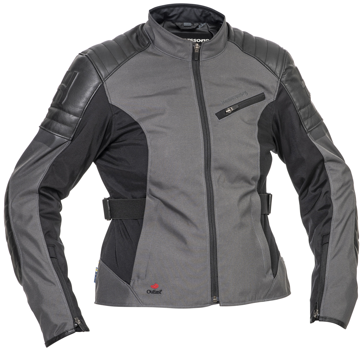 Halvarssons Textiljacka Solberg Dam Mörkgrå/Svart 