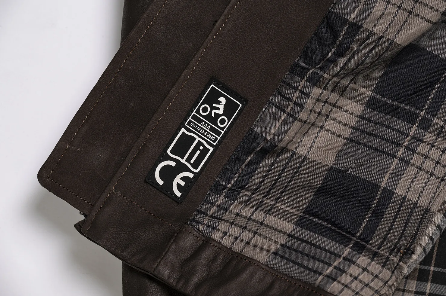 Halvarssons Skinnjacka Sandtorp Brun 