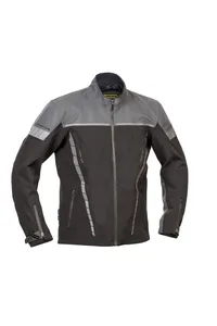 Lindstrands textiljacka Bydalen Svart/ stål grå