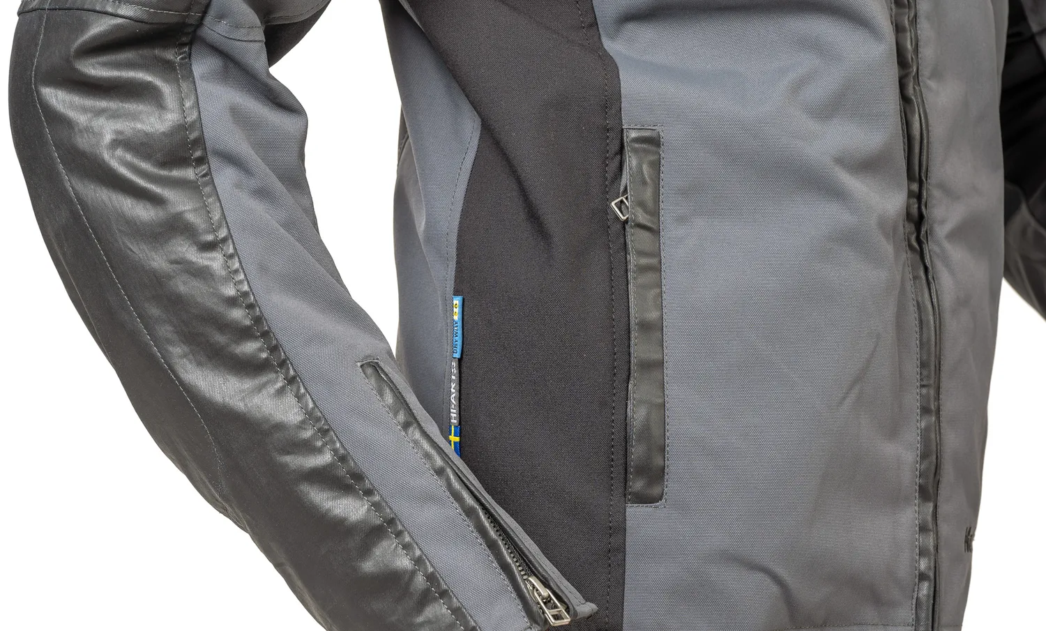 Halvarssons Textiljacka Holmen Svart/grå 